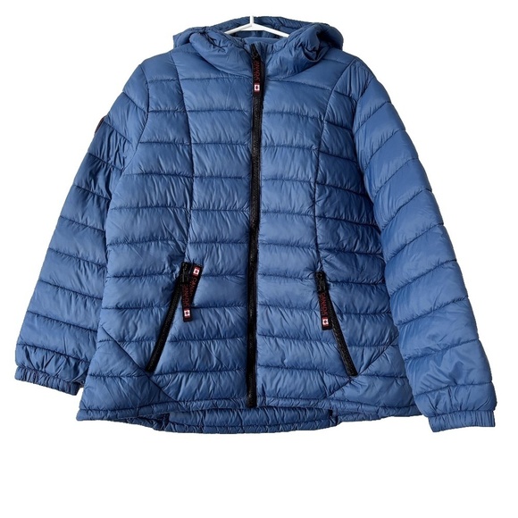 NWOT Canada Weather Gear blue packable quilted jacket size XL - Picture 1 of 14